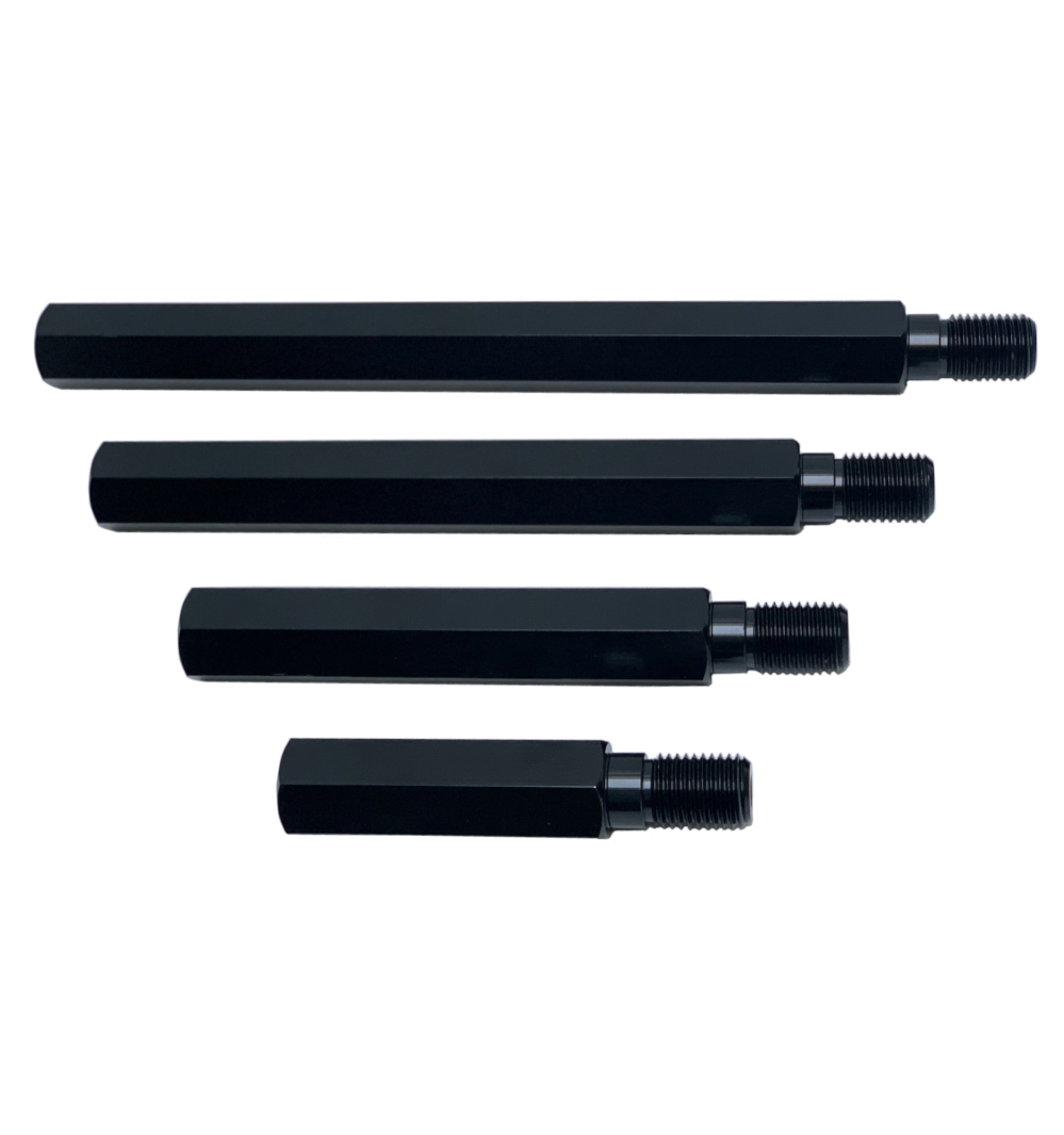 Bohrkronenverlängerung R½ Zoll SW 22 mm NL 100 - 500 mm Bohrkronenverlängerung R½ Zoll SW 22 mm NL 100 - 500 mm